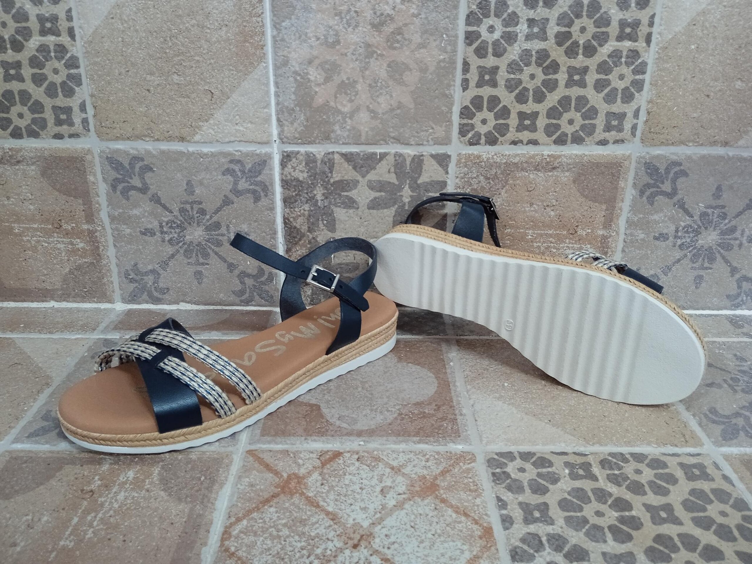 Sandalia piel gel mujer - 3