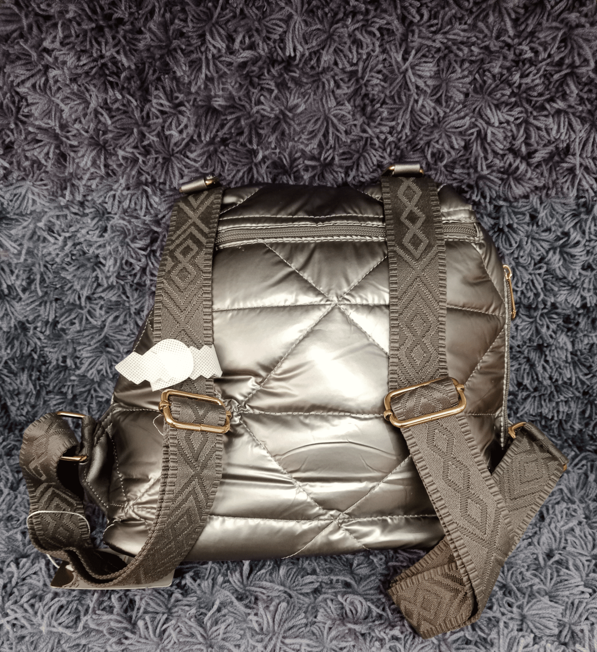 BOLSO MOCHILA ACOLCHADA- HOMBRO ESTILO CASUAL MUJER - 1