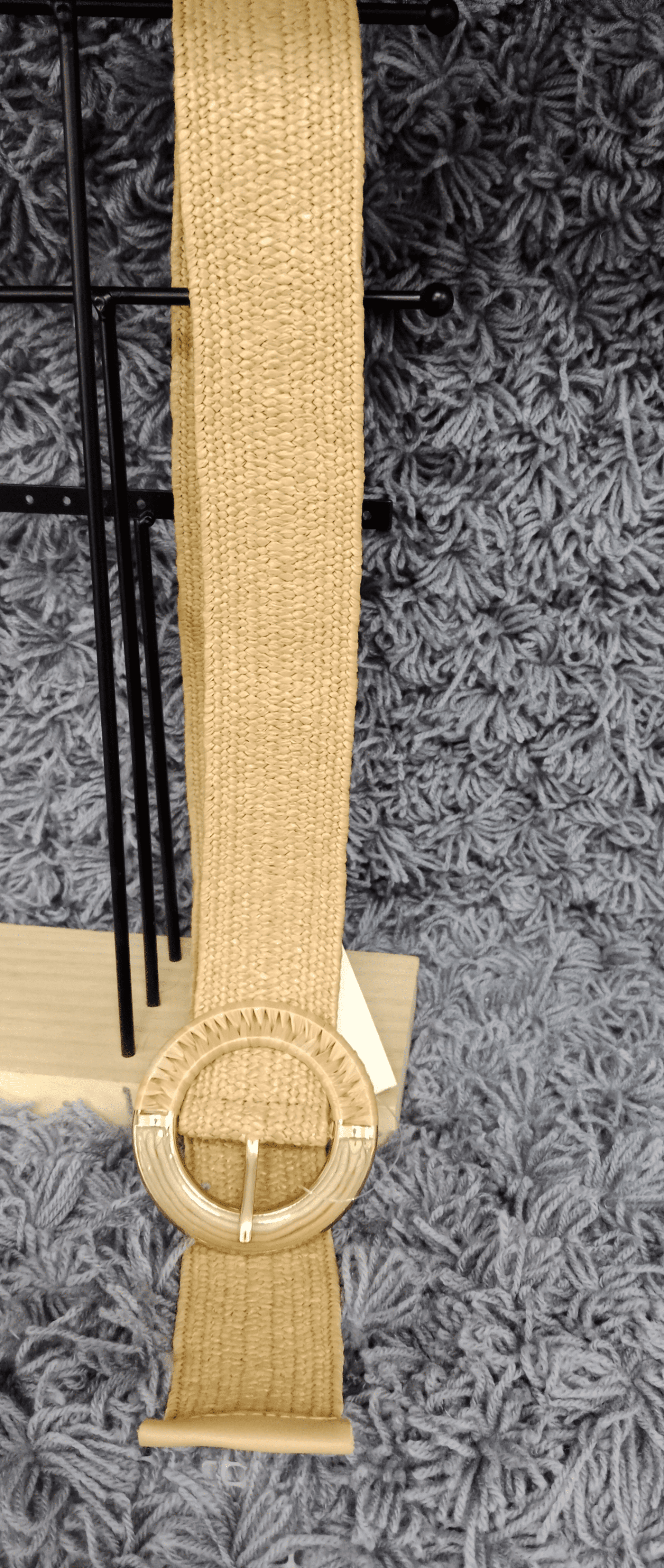 CINTURON ELASTICO DE RAFIA - 2