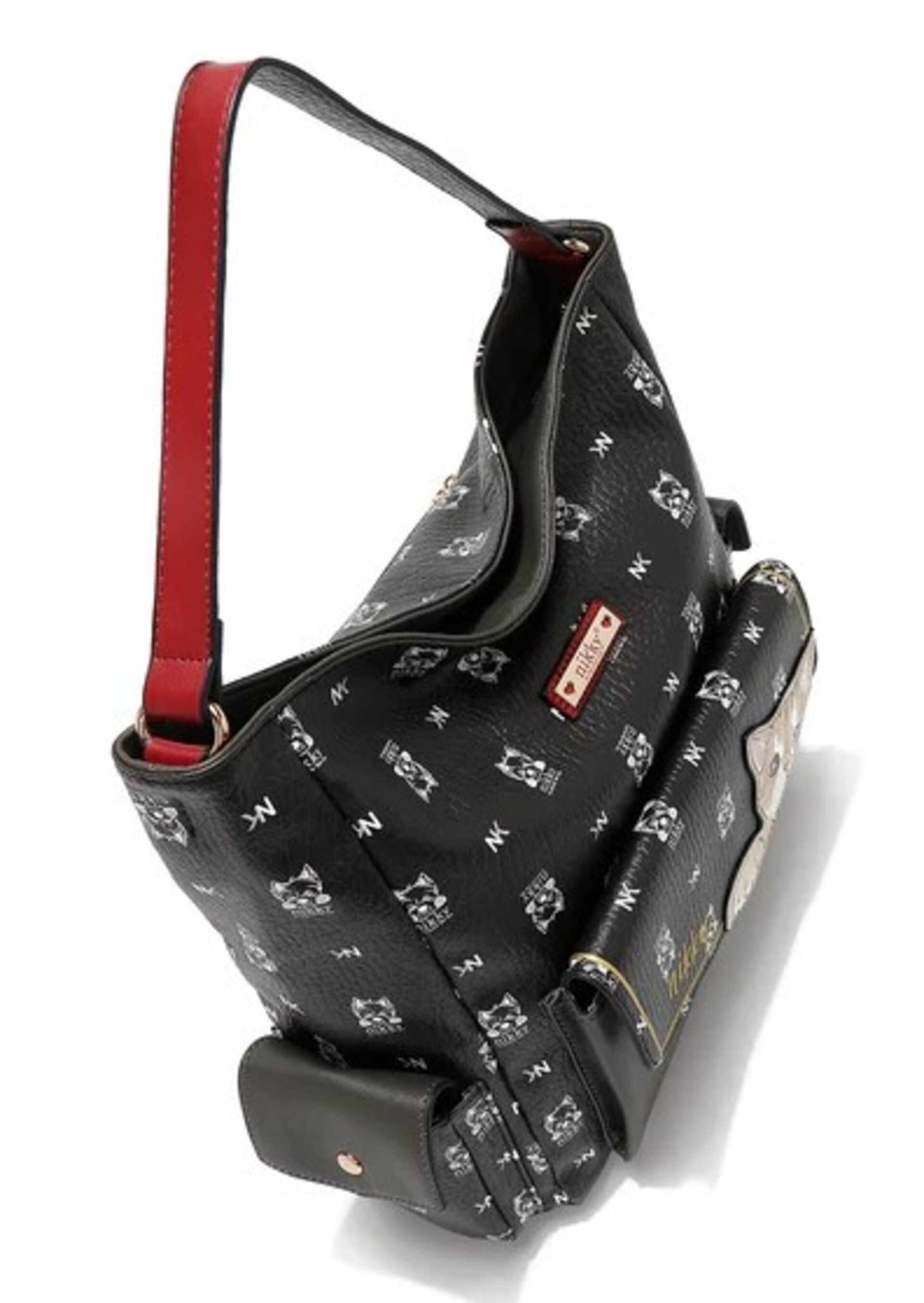 BOLSO DE MANO (NIKKY ENCUENTRA MIAU - NEGRO) - 7