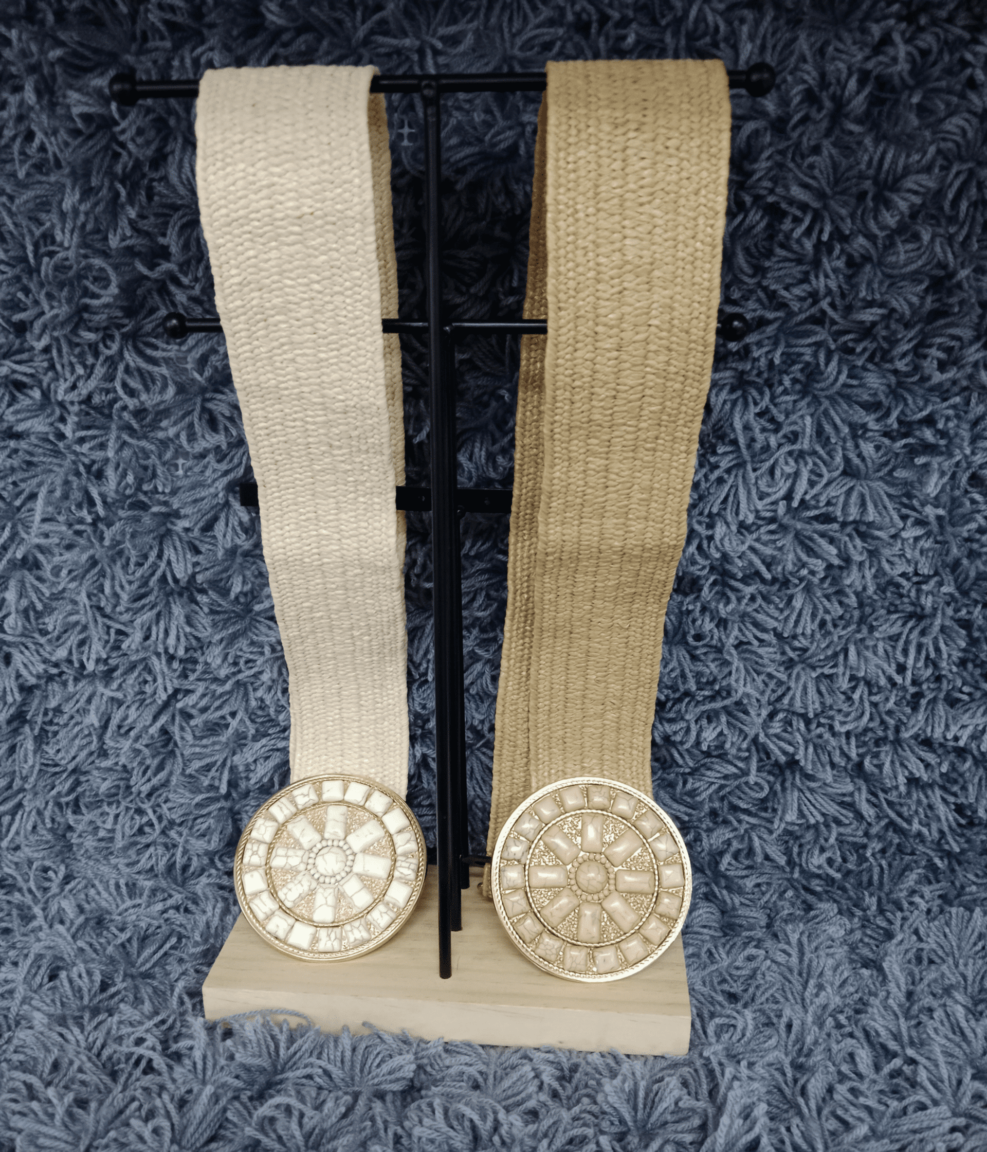 CINTURON ELASTICO DE RAFIA - 3