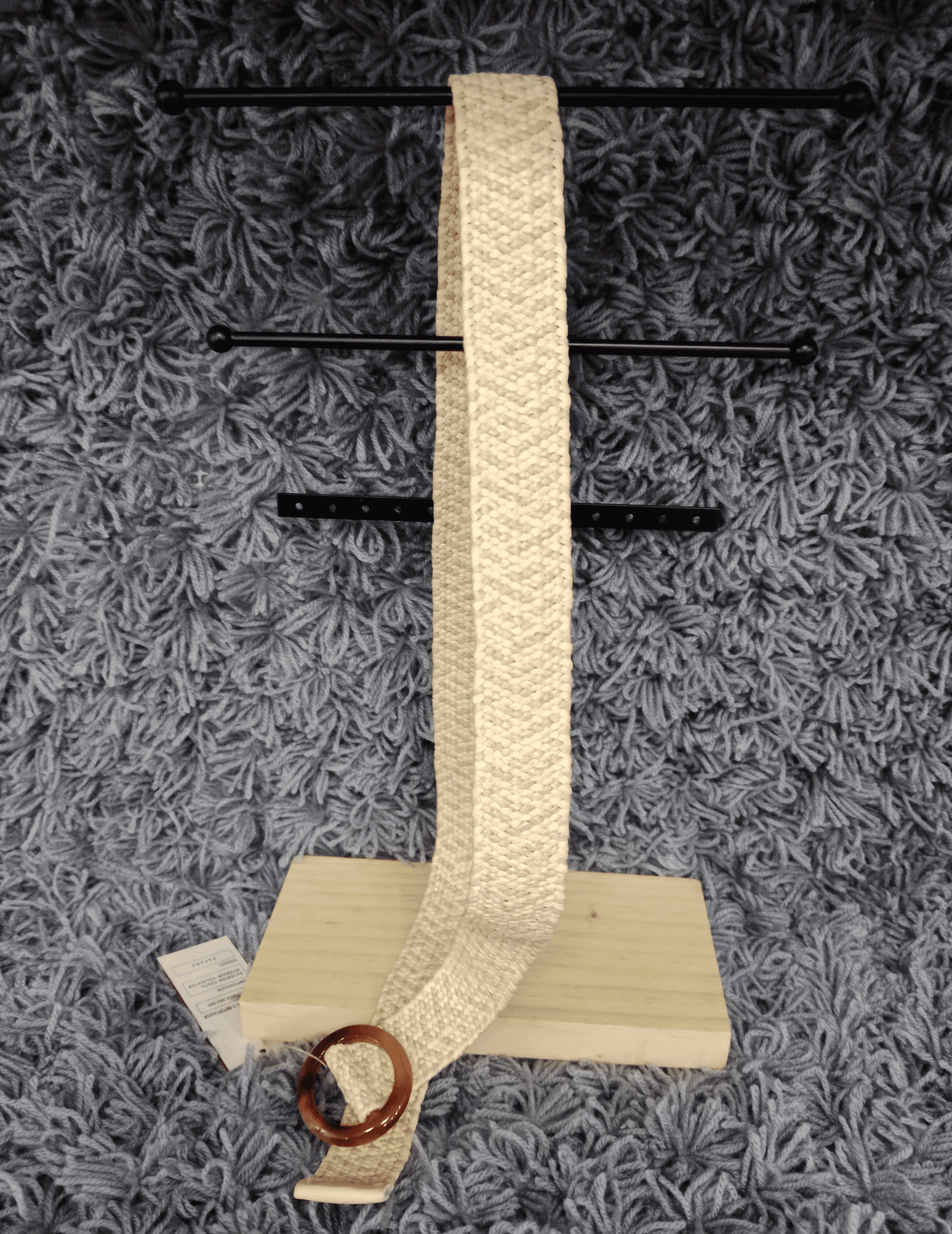 CINTURON ELASTICO DE RAFIA - 1