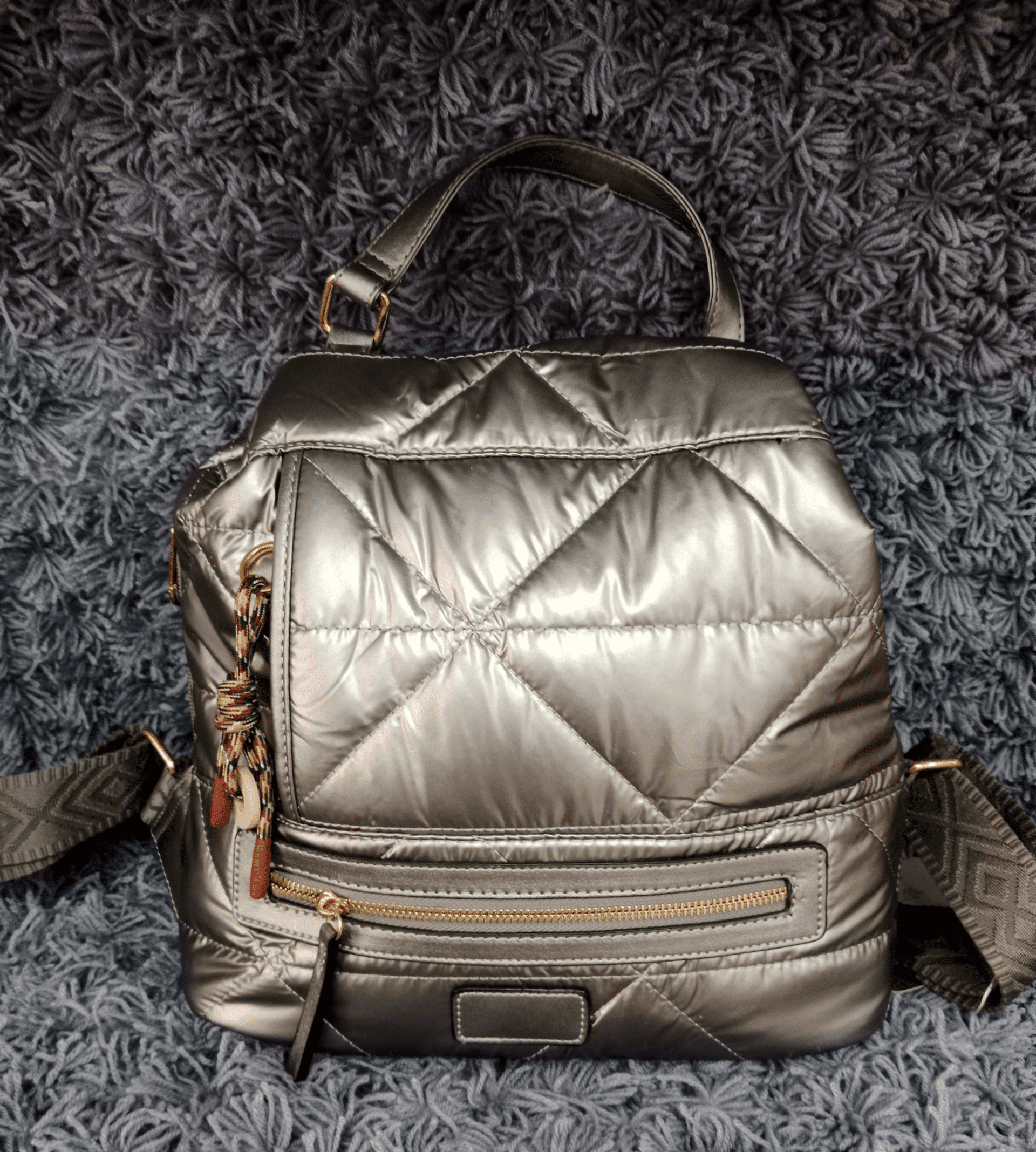 BOLSO MOCHILA ACOLCHADA- HOMBRO ESTILO CASUAL MUJER - 2